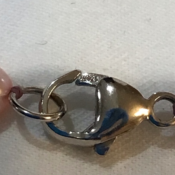 Honora Red Pink Ombré 29” Freshwater Pearl Necklace .925 - Picture 3 of 3